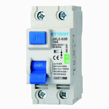 ETTROIT JX321669 Pure Differential Magnetothermic 2P 16A 30mA CURVE B 6KA AC/DC 220V