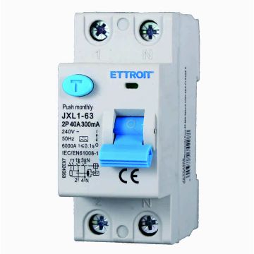 ETTROIT JX326368 Pure Differential Switch 2P 63A 300mA 220V-6KA CLASS A