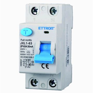 ETTROIT Pure Differential Switch 2P 63A 30mA 220V-6KA CLASS A - JX326364