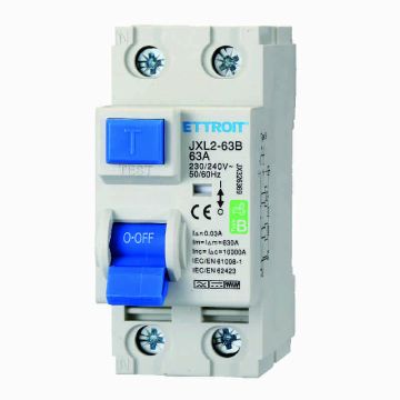 ETTROIT JX326369 Pure Differential Magnetothermic 2P 63A 30mA CURVE B 6KA AC/DC 220V