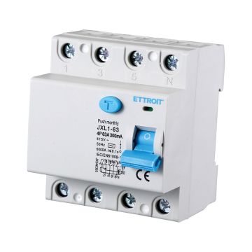 ETTROIT Pure Residual Current Circuit Breaker 4P 63A 300mA 380V 6KA - JX346363