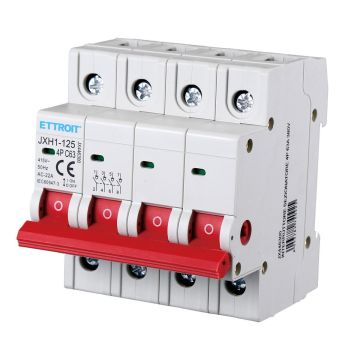ETTROIT switch disconnector 4P 63A 380V din rail JX446300