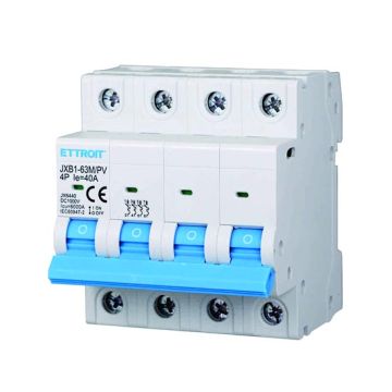 DC circuit breaker for PV systems 4P 40 A 6 kA ETTROIT JX6440