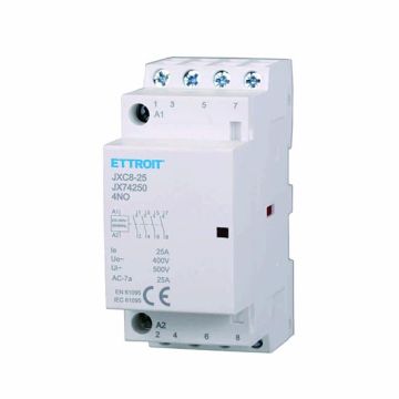 ETTROIT Modular Contactor DIN AC 4P 220V 25A 4 Contacts NO 4NO - JX74250