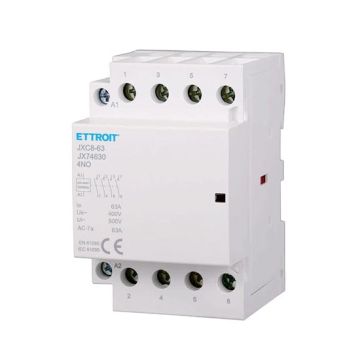 ETTROIT Modular Contactor DIN AC 4P 220V 63A 4 Contacts NO - JX74630