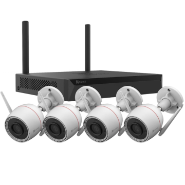EZVIZ Wireless IP Video Surveillance Kit - 4 x Wifi Camera 4Mp H3C + 8 Channel Wifi Nvr CS-BW3844-KIT