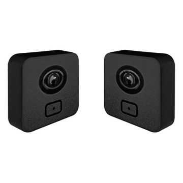Synchronised slim-version infrared photocell suface wall-mount for gates/doors 12-24V 20M IP55 Nologo LOOK-FEmini