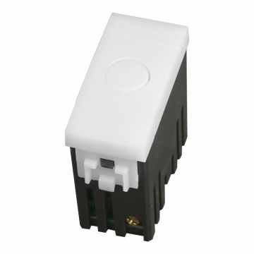 ETTROIT LED Step Light 1 Module 220V 6000K with Front Click ON/OFF Switch Compatible with BTicino Living Black Color – SKU LN0301
