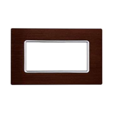 ETTROIT MT86410 Aluminum plate Solar Series 4P Bronze color Compatible with Bticino Matix
