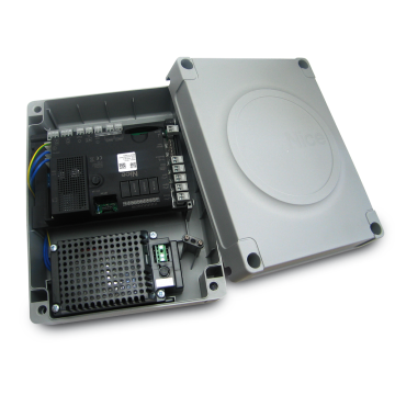 Nice MC824H 24V Control Unit for 2 Swing Gate Motors with Encoder, BlueBUS, Opera, Solemyo and PS324 Battery