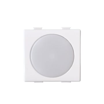 ETTROIT LED step light 220V 4000K with ON/OFF switch – 2 MODULES, Solar series compatible with BTicino Matix – MT0322