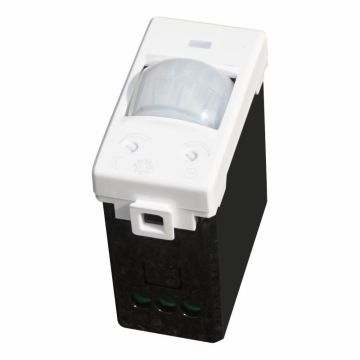 ETTROIT Motion Sensor 1 Module White with Time/Lux Adjustment Compatible with BTicino Matix – SKU MT1800