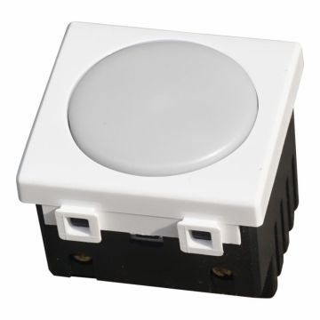 ETTROIT LED Recessed Emergency Lamp 2 Modules 220V 6000K with Battery and ON/OFF Button Compatible with BTicino Matix – SKU MT4201