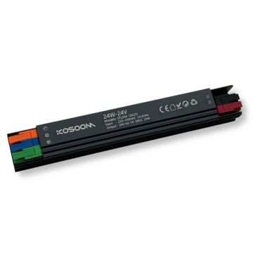 KOSOOM SA23 Mini Slim Switching Power Supply 24V 1A 24W Metal IP20 with Adjustment Trimmer