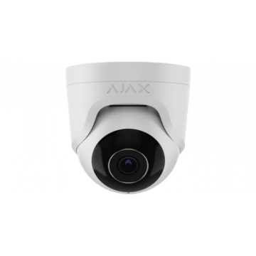 Ajax TurretCam IP camera POE 8Mpx 2.8 mm AI IR 35mt ASP POE white color video surveillance baseline 64927.197.WH1