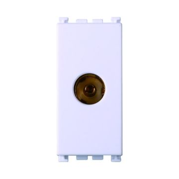 ETTROIT Female TV connector, White color, compatible with VIMAR Arke - VA2251B