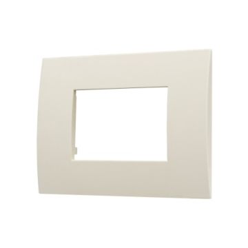ETTROIT VA83309 Plastic Plate Venus Series 3P Sand Color Compatible With Vimar Arke