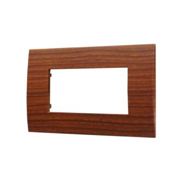 ETTROIT Plastic Plate 4P Radica Color Venus Series Compatible With Vimar Arke VA83403