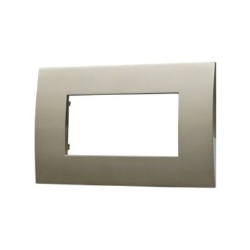 ETTROIT VA83410 Venus Series 4P Plastic Plate Bronze Color Compatible With Vimar Arke