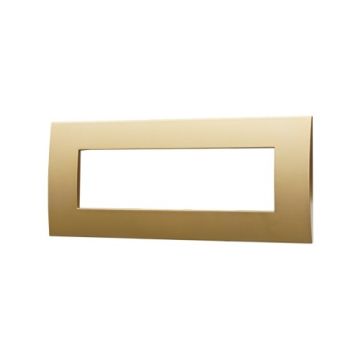ETTROIT VA83711 Venus Series 7P Plastic Plate Gold Color Compatible With Vimar Arke