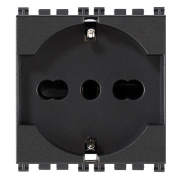 VIMAR ARKE Universal schuko socket 10/16A 2P+E gray 19210