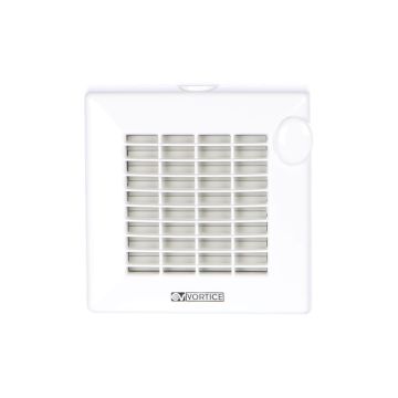 Vortice Axial Wall and Glass Extractor Fan 20W 175 m³/h IPX4 Ø 120 mm M 120/5 A LL 11322