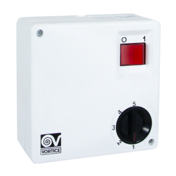 Box speed controller for ceiling-mounted fans without light Vortice SCNR5 - sku 12955