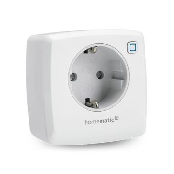 Smart Socket VORTICE HOMEMATIC IP energy monitoring and remote control via Alexa &amp; Google Assistant App