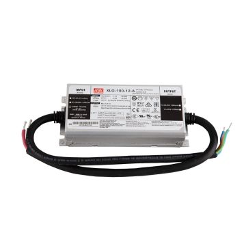 MeanWell XLG-100-12-A AC/DC LED driver transformer 96w 12V 8A 100-305V adjustable built-in potentiometer PFC function Waterproof IP67