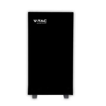 V-TAC 16.07 kWh LiFePO₄ 51.2 V 314 Ah BLACK Storage Battery – CEI 0-21 Compatible – 10 Year Warranty