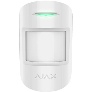 Ajax Superior MotionProtect Jeweler Wireless PIR Sensor Pet Immune White 133218.09.WH1