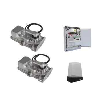 CAME Kit FROG‑X 8K01MI‑008 – Underground Automation Double Leaf 24 V, 2 Motors, CXN BUS Panel, Flashing Light