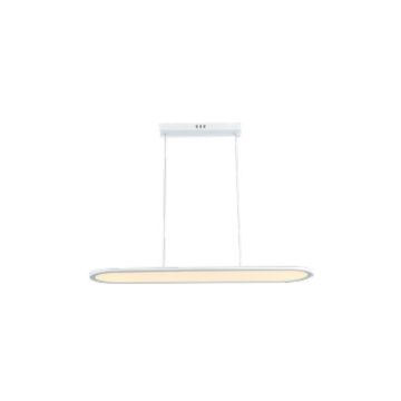 V-TAC VT-7821 LED chandelier 24W oval suspended ceiling light 80*100cm modern design white color light 4000K - 10047