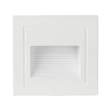 V-TAC 5W LED Step Light Square Recessed Mount White 3000K IP65