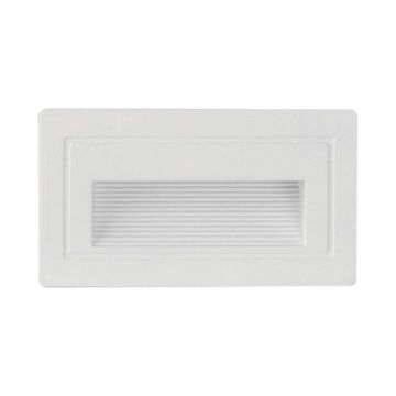V-TAC 3W Rectangular LED Step Light Recessed Mount White 3000K IP65