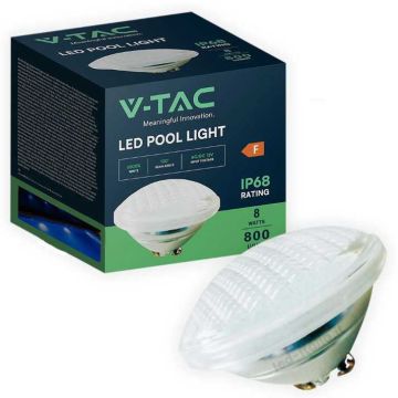 V-TAC 12V PAR56 8W 6500K IP68 Underwater LED Pool Light 217555