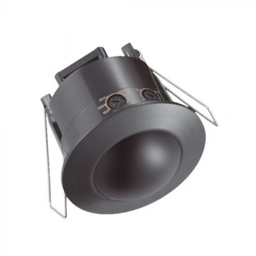 V-TAC 360° Infrared Motion Sensor Black Flush Mount (Max 500W) IP20 - 23679
