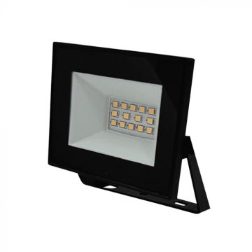 V-TAC Slim LED Floodlight 10W SMD 6500K IP65 Black with Integrated Driver - SKU 23974