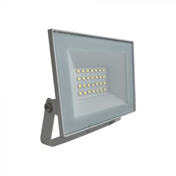 V-TAC 20W Slim LED Floodlight IP65 6500K White – E-Series (≈1700 lm) with Integrated Driver 23985