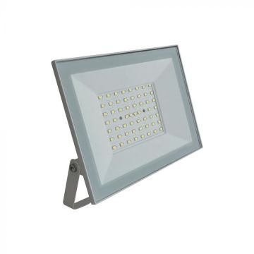 V-TAC E-Series 50W Slim LED Floodlight IP65 4000K White (4000 lm) with Integrated Driver - 23987