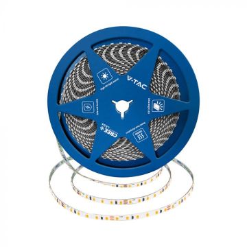 V-TAC PRO Strip LED Chip CREE 120LED/m 8W/m 10m 24V double PCB 6500K CRI&gt;90 - sku 240826