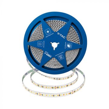 V-TAC PRO Strip LED Chip CREE 192LED/m 15W/m 10m 24 V double PCB 8 mm 3-in-1 CCT IP20 – SKU 240836