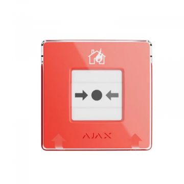 AJAX 60815.171.NC1 ManualCallPoint Jeweller Red Wireless Fire Push Button EN54