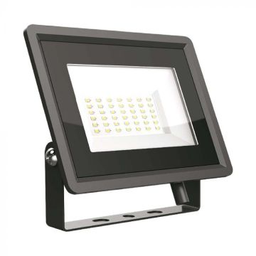 V-TAC VT-4934-B LED floodlight 30W SMD 85LM/W 110° natural white 4000K slim black aluminum IP65 - SKU 6744