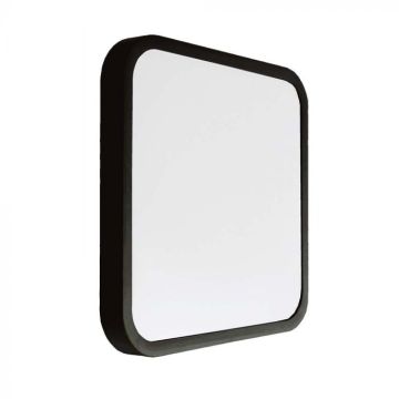V-TAC VT-8618B-SQ LED ceiling light 18W IP44 BLACK square 360° modern design 100lm/W 6500K - sku 76441