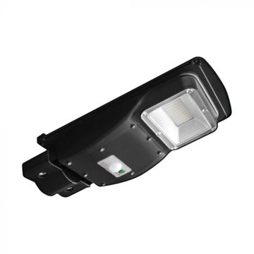 V‑TAC 6W Solar Street Light with Panel, Remote Control, Radar Sensor and LiFePO4 Battery – Cold Light 6000 K, IP65 – 95532