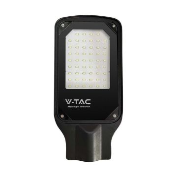 V-TAC VT-15057ST SMD LED street light 50W 85LM/W 4000K slim black aluminum IP65 - sku 10208