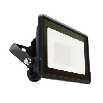 V-TAC VT-128 20W floodlight LED SMD chip samsung warm white 3000K slim black body Inbuilt junction Box IP65 - SKU 20307
