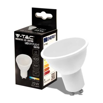 V-TAC PRO VT-205 LED Spotlight Bulb 4.5W Samsung Chip SMD GU10 Natural White 4000K - SKU 21202