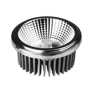 V-Tac VT-1121 Led spotlight AR111 bulb 20W GX53 12v warm white light 3000K cob reflector 20° and 40° sku 212792